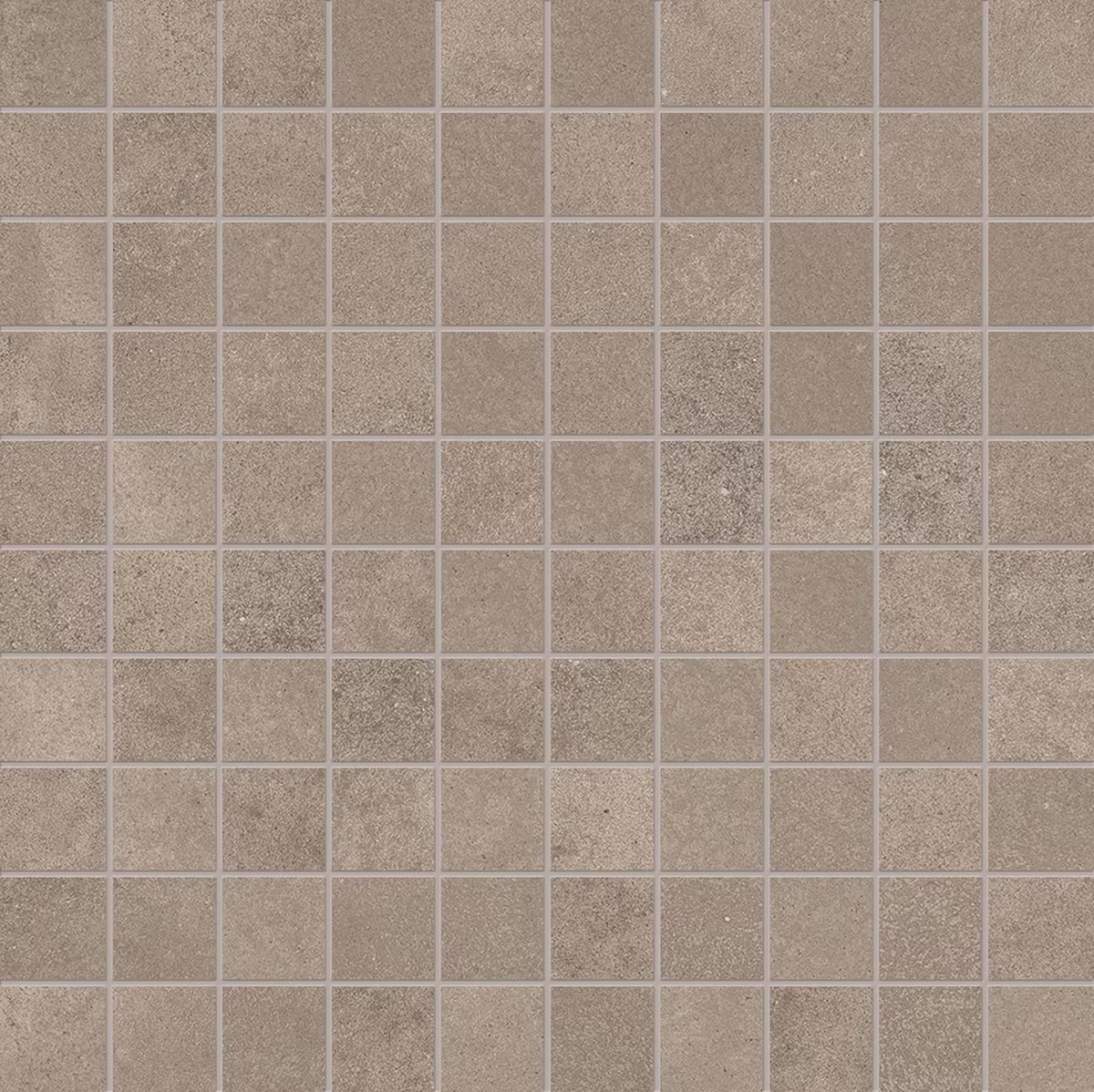 Ergon Tr3nd Taupe Concrete Mosaico 30x30 Naturale R10