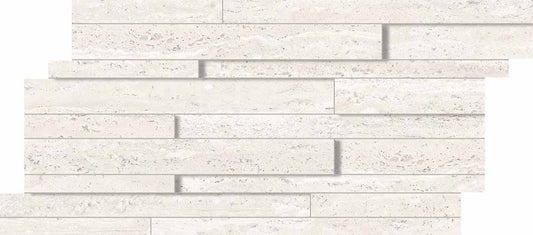Keope Trevi White Mosaico Multispessore 30x60 Silky
