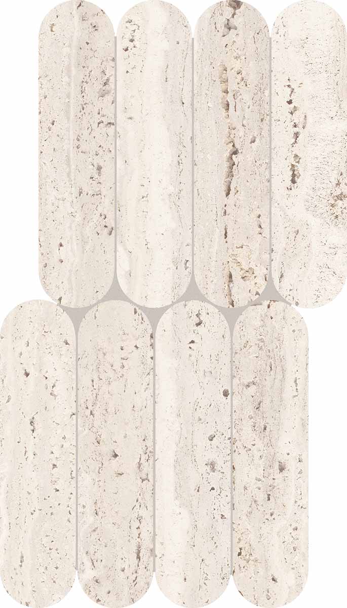 Keope Trevi Cross Ivory Biscuits 28,5x55,5 Spazzolato R10
