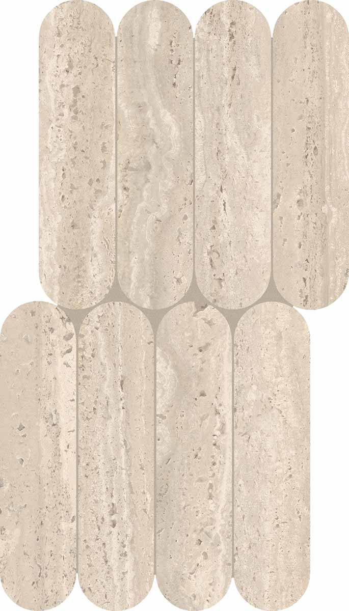 Keope Trevi Cross Walnut Biscuits 28,5x55,5 Spazzolato R10