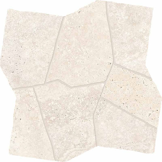 Keope Trevi Cross Ivory Palladiana 50x50 Strutturato R11