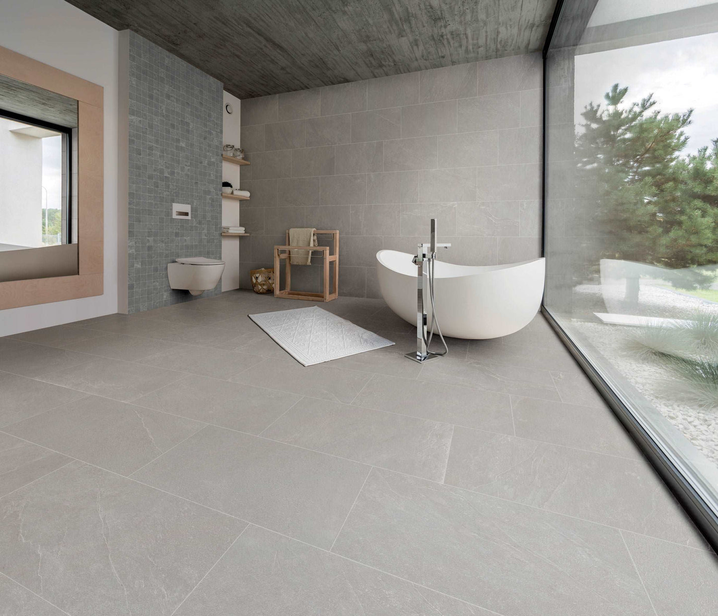 Ardesia Bianco 60x120 GRIP-R11 - Gres Porcellanato di LA FABBRICA AVA - Prezzo solo €47.99! Compra ora su CEGO CERAMICHE