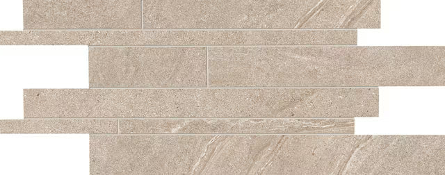Ergon Stone Project Sand Mosaico Listelli Sfalsati 30x60 Mix