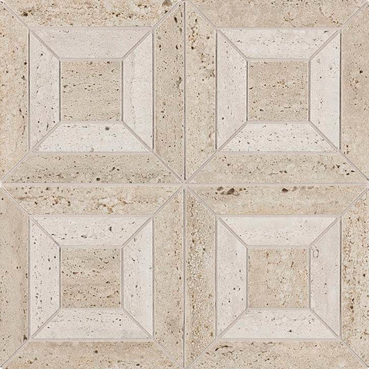 FAP Materia Classica Beige Bianco Icon C Mosaico 30x30