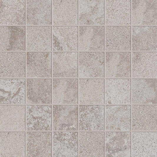 Alpes Raw Mosaico Quadretti Grey 30x30 Naturale - Gres Porcellanato di ABK - Prezzo solo €138.60! Compra ora su CEGO CERAMICHE
