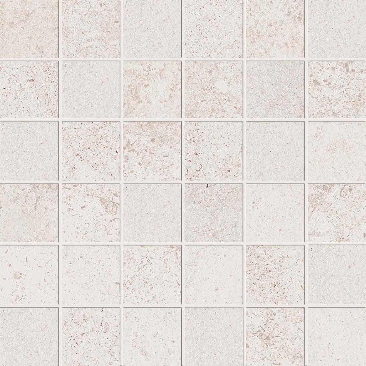 Alpes Raw Mosaico Quadretti Ivory 30x30 Naturale - Gres Porcellanato di ABK - Prezzo solo €138.60! Compra ora su CEGO CERAMICHE