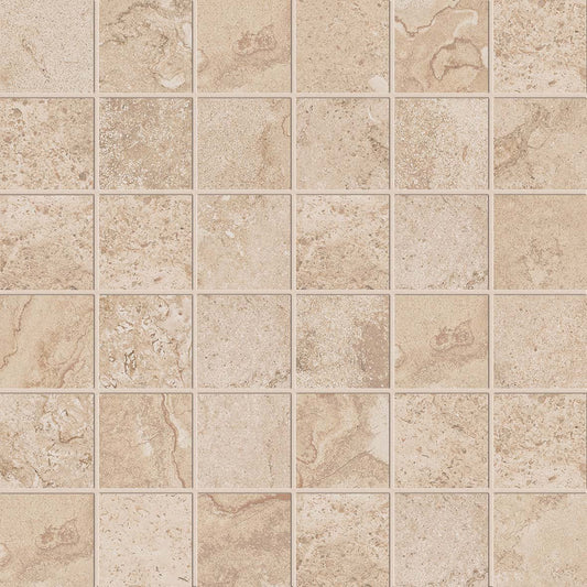 Alpes Raw Mosaico Quadretti Sand 30x30 Naturale - Gres Porcellanato di ABK - Prezzo solo €138.60! Compra ora su CEGO CERAMICHE