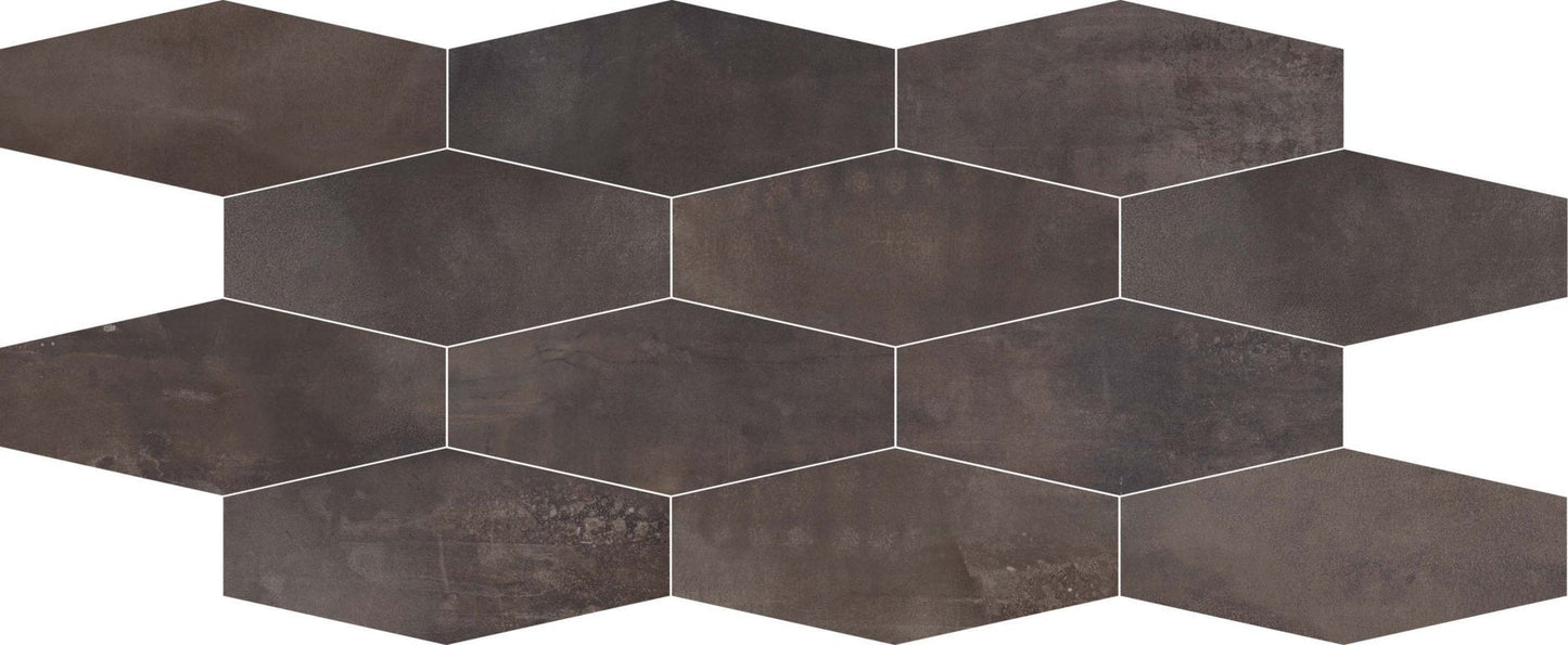 Interno 9 Mosaico Losanga Dark 30x60 - Gres Porcellanato di ABK - Prezzo solo €49.20! Compra ora su CEGO CERAMICHE