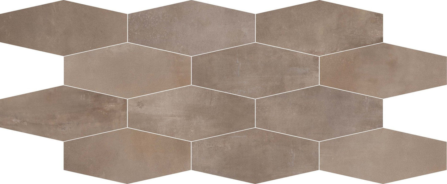 Interno 9 Mosaico Losanga Mud 30x60 - Gres Porcellanato di ABK - Prezzo solo €49.20! Compra ora su CEGO CERAMICHE