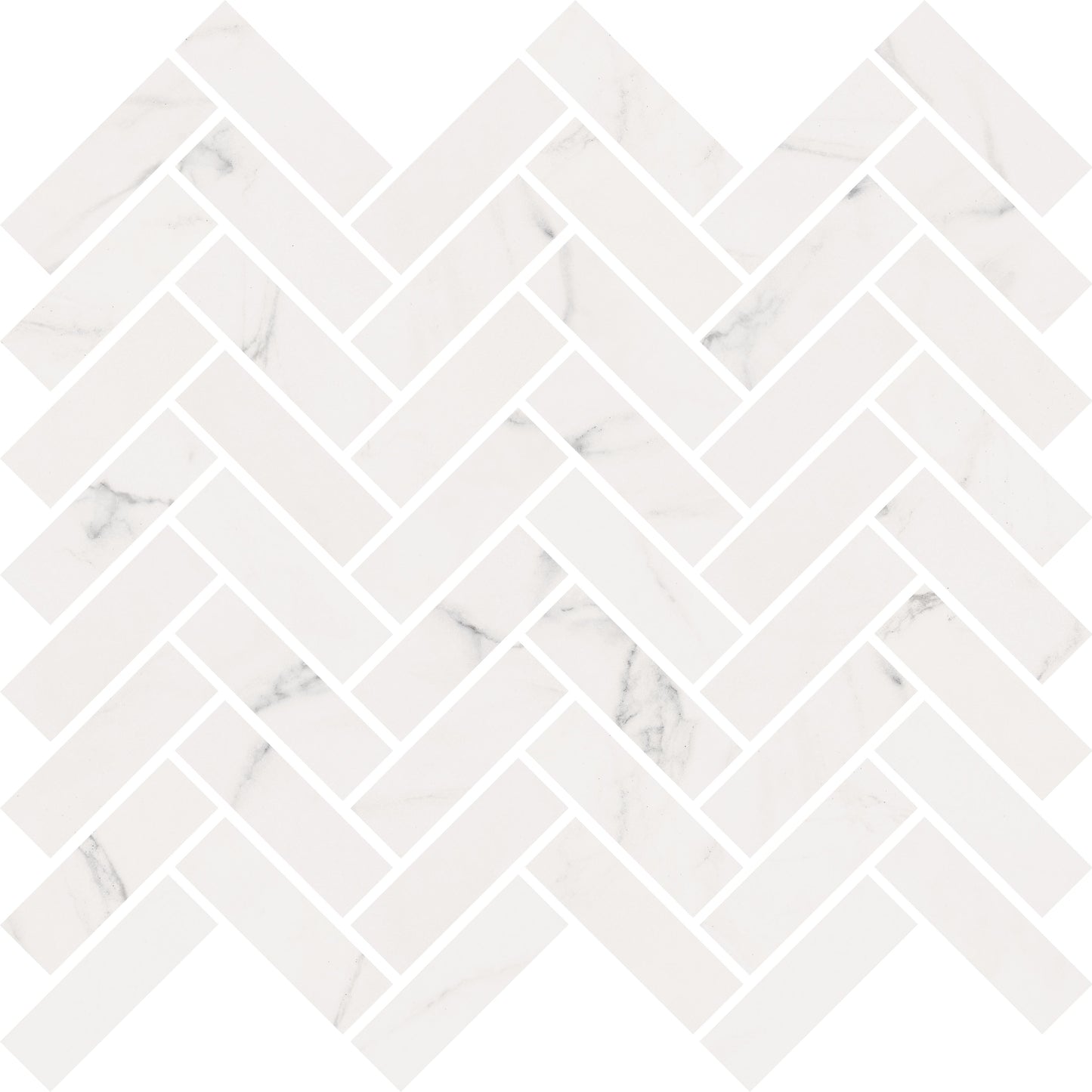 Sensi Classic Mosaico Chevron Statuario White 30x30 Sablè - Gres Porcellanato di ABK - Prezzo solo €24.59! Compra ora su CEGO CERAMICHE