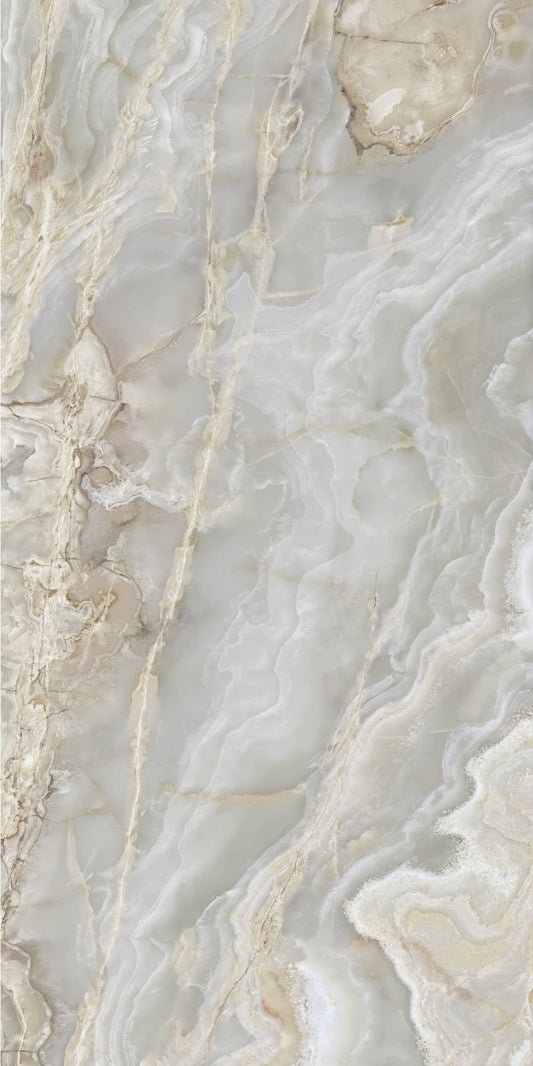 Onice Iride Argento 160x320 Lappato - Gres Porcellanato di LA FABBRICA AVA - Prezzo solo €573! Compra ora su CEGO CERAMICHE