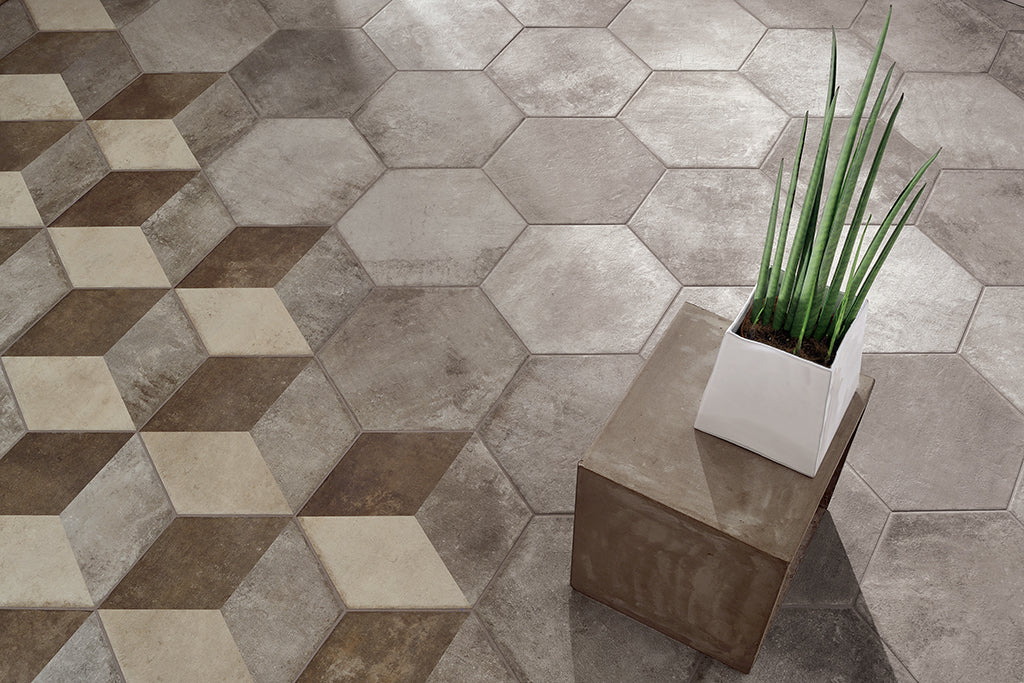 Heritage DECO EXAGONA 34,5X40 texture_2 - Gres Porcellanato di Fioranese - Prezzo solo €34.25! Compra ora su CEGO CERAMICHE