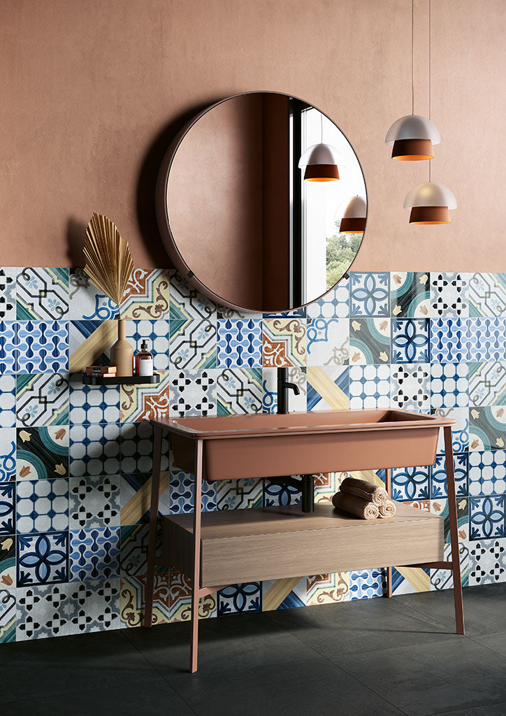 Cementine Shiny Mix Colors 20x20 - Gres Porcellanato di Fioranese - Prezzo solo €51.85! Compra ora su CEGO CERAMICHE