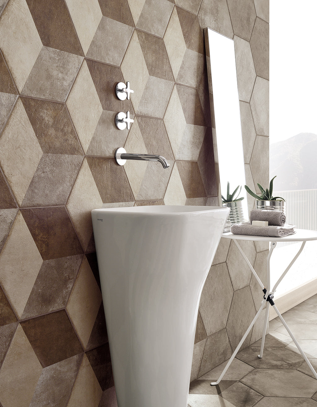 Heritage DECO EXAGONA 34,5X40 texture_2 - Gres Porcellanato di Fioranese - Prezzo solo €34.25! Compra ora su CEGO CERAMICHE