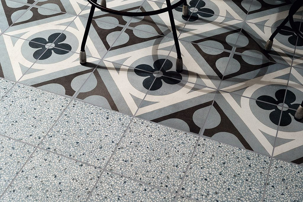 Cementine Retrò Azzurro 20x20 - Gres Porcellanato di Fioranese - Prezzo solo €51.85! Compra ora su CEGO CERAMICHE