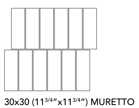 Castelvetro Terrae Muretto Smoke 5x15