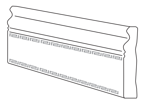 Versace Marble Battiscopa Beige 15x58,5 Lux