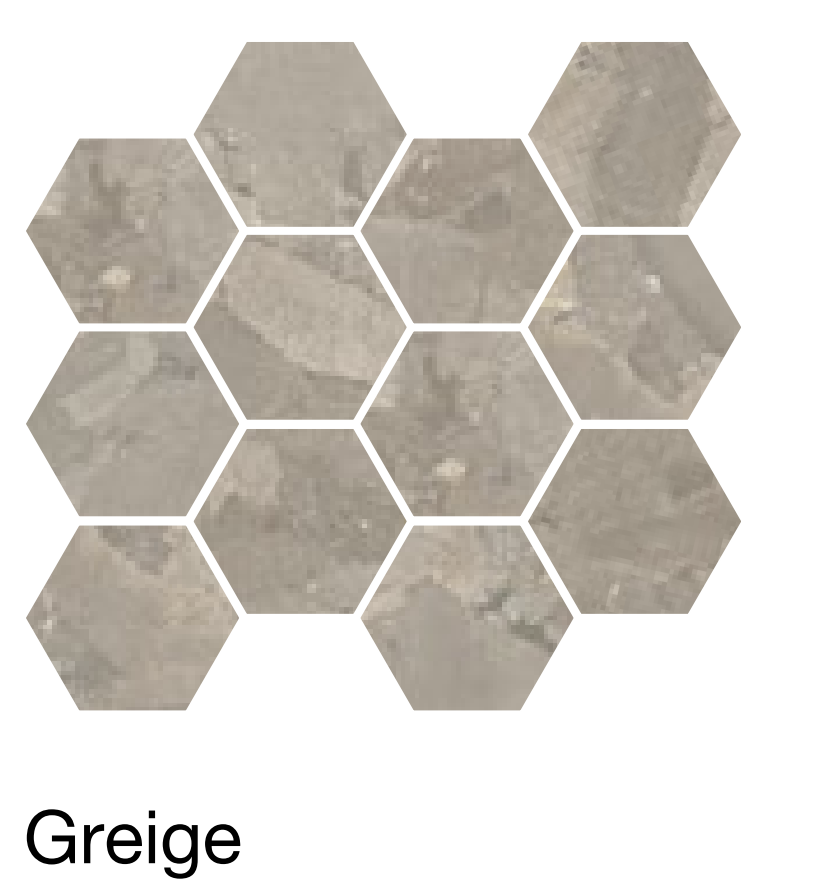 COEM Lythos Mosaico Exa Greige 23x27 Mix