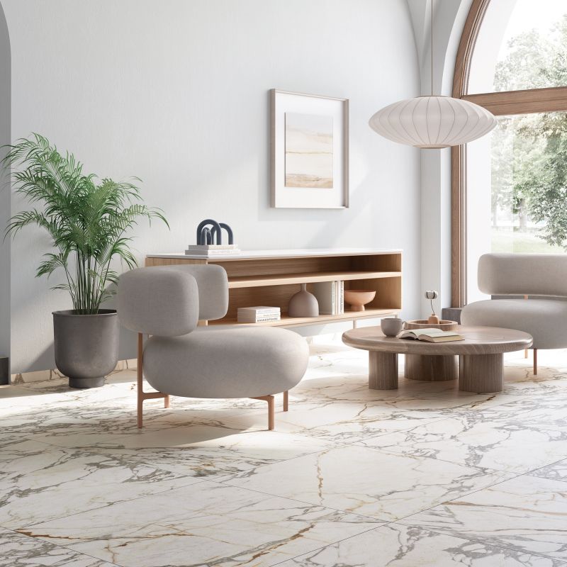 Epoque 21 Arabescato 80x80 nat - Gres Porcellanato di Ariana Ceramiche - Prezzo solo €39! Compra ora su CEGO CERAMICHE