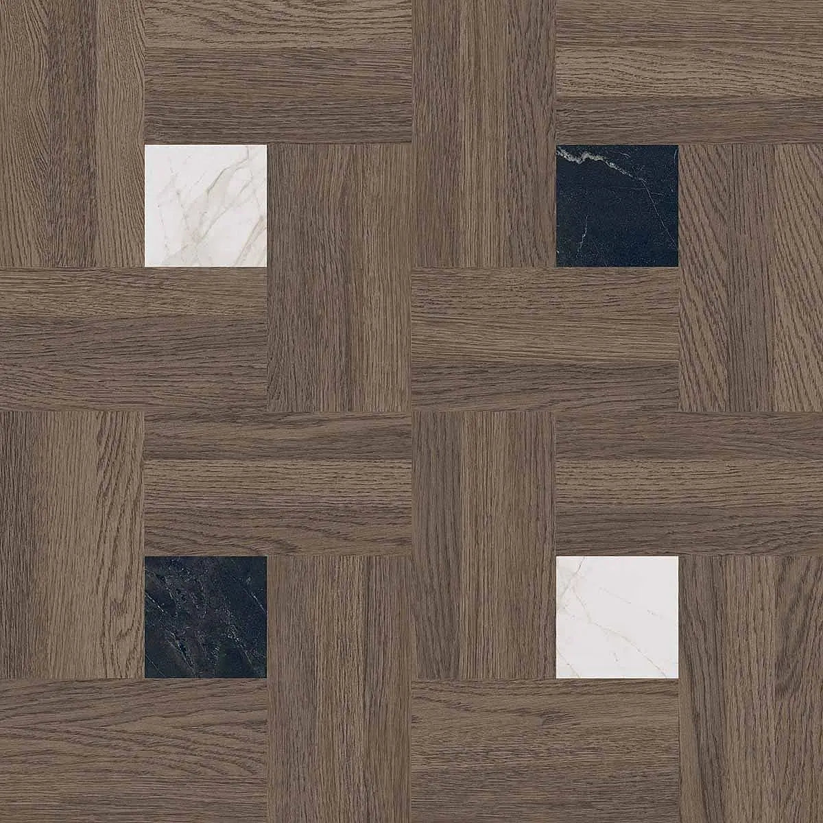 Versace Leatherwood Chesterfield Ebony 60x60