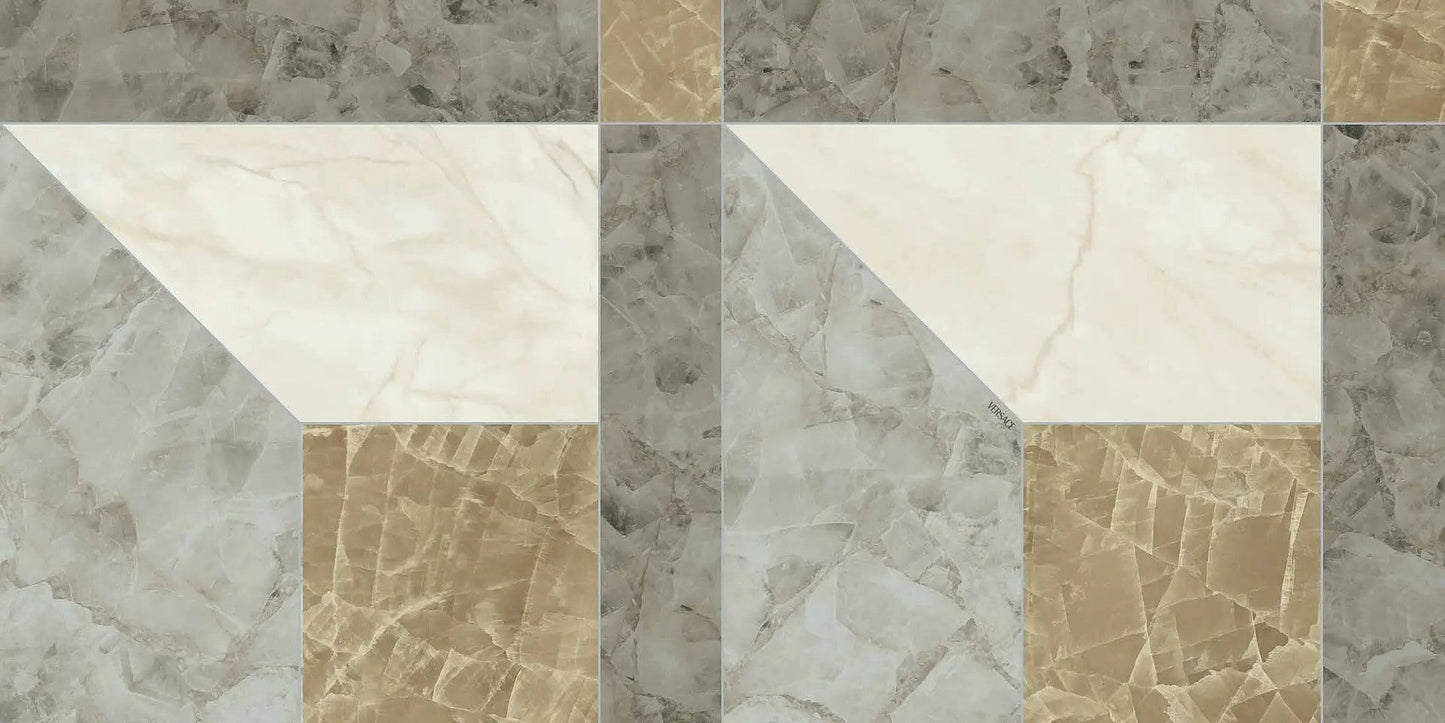 Versace Tarsia Prospect Avorio 60x120 Lux 3D