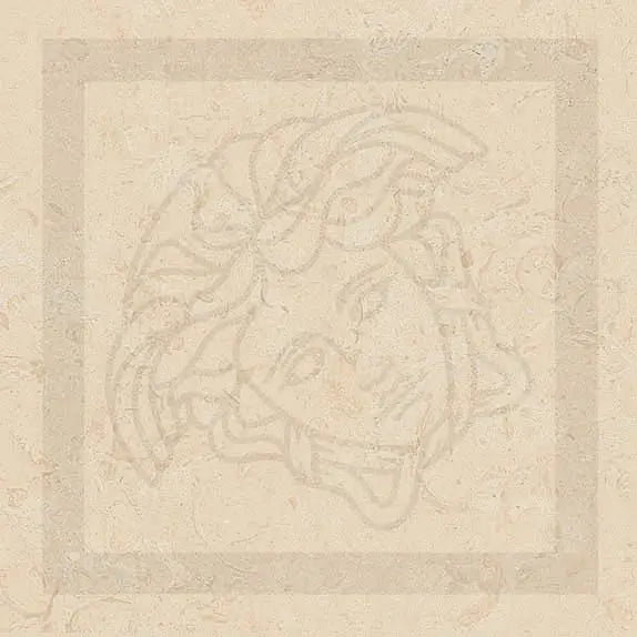 Versace V Stone Corner Beige 15x15 Lappato