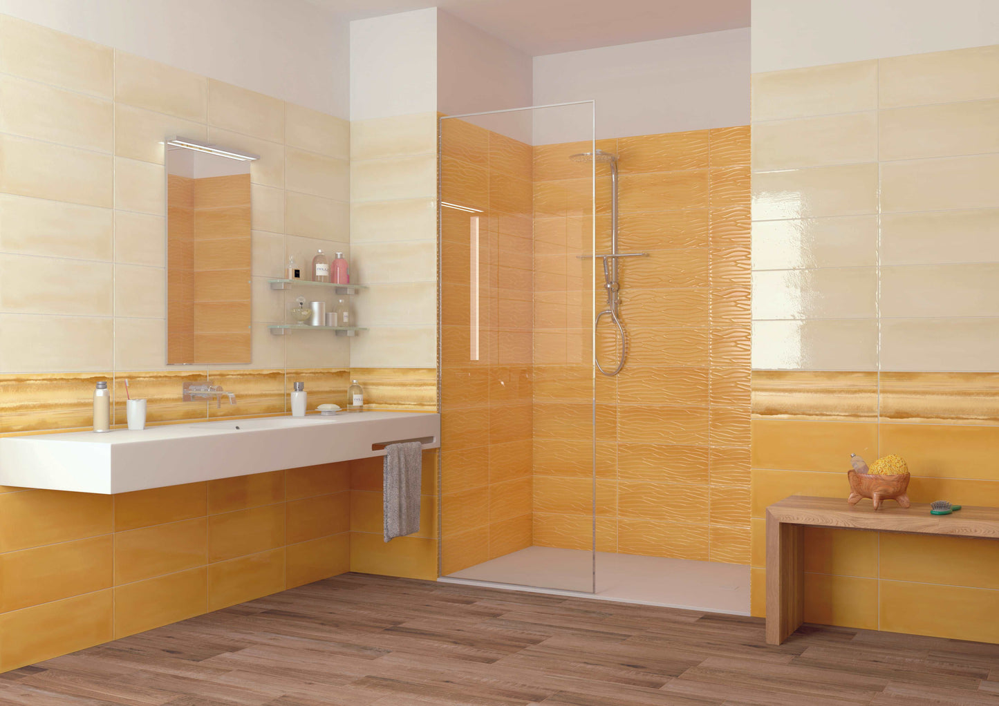 Caribe Flow Sun 20x50 - Pasta Bianca di Paul Ceramiche - Prezzo solo €28.18! Compra ora su CEGO CERAMICHE