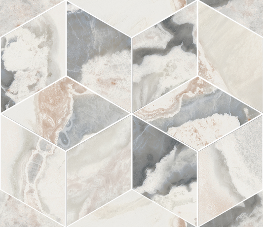 Interno4 Calacatta San Babila Mosaico Rombi 35,2x30 Lappato EB3O | Miglior prezzo nel 2025 su Cego Ceramiche