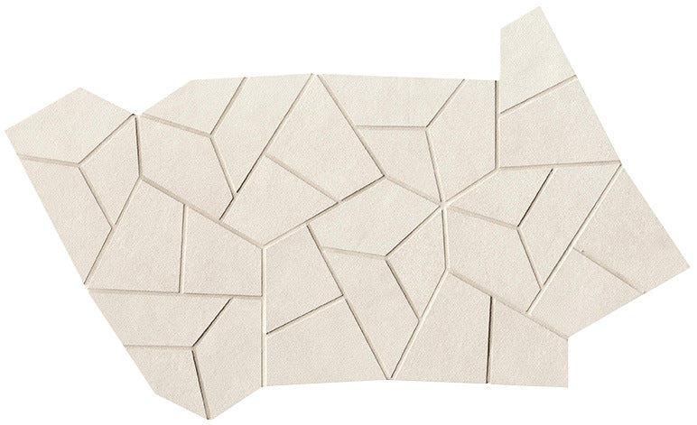 FAP Sheer White Gres Fly Mosaico 25x41.5 Matt