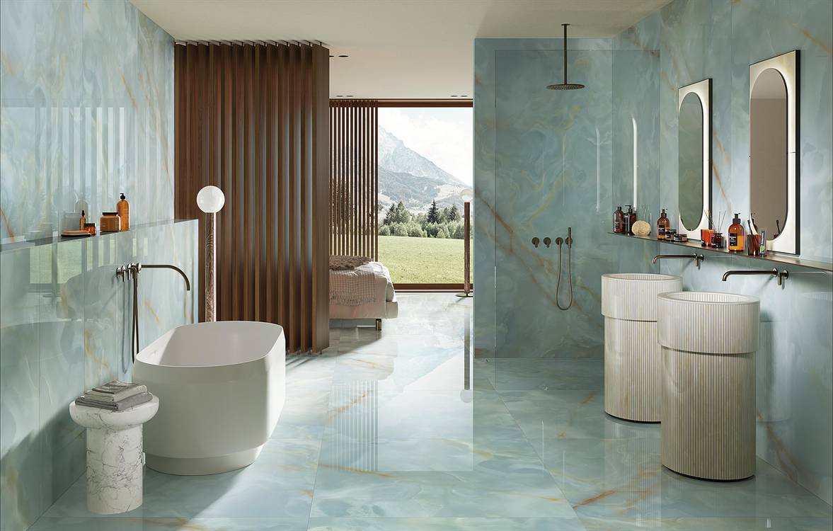 Gemme Cielo Brillante 60x120 - Gres Porcellanato di Fap Ceramiche - Prezzo solo €111! Compra ora su CEGO CERAMICHE