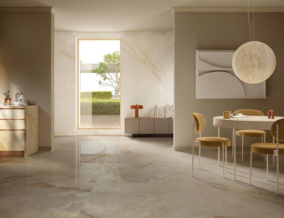 Gemme Beige Brillante 60x120 - Gres Porcellanato di Fap Ceramiche - Prezzo solo €111! Compra ora su CEGO CERAMICHE