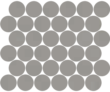Gardenia&Ariana I Pigmenti Mosaico Concre Naturale Rettificato 8,5mm 29,3x33,3 - immagine dal catalogo Gardenia&Ariana