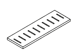 Schema tecnico generico dal catalogo: Griglia. Colore, finitura e dimensioni della variante non rappresentati.