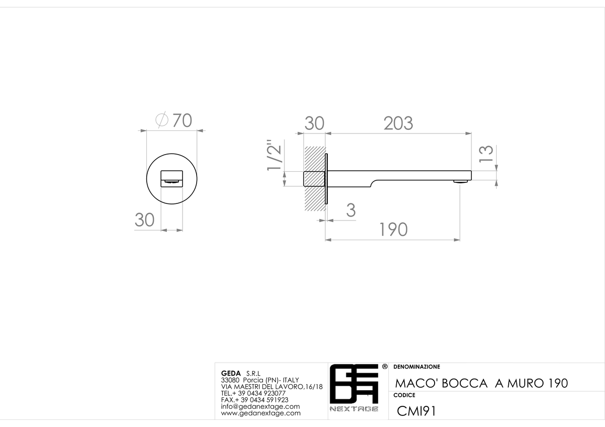 Geda CMI91 - scheda tecnica