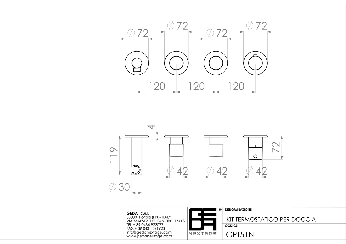 Geda GPT51N - scheda tecnica