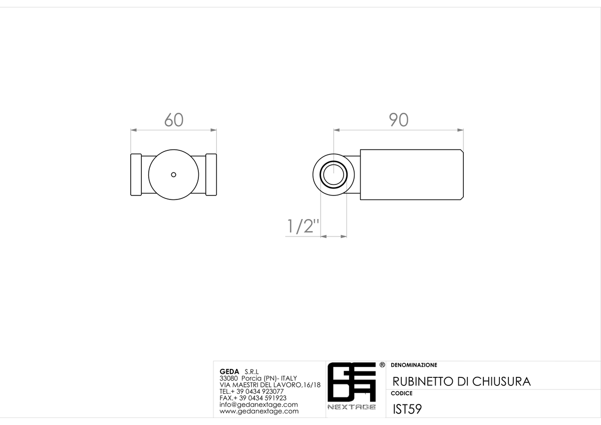 Geda IST59 - scheda tecnica