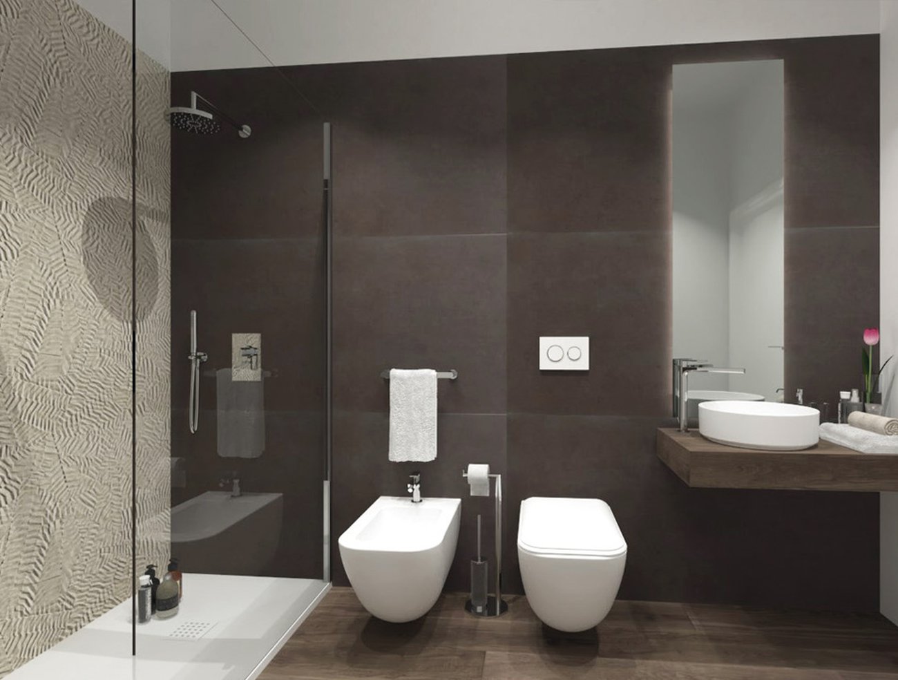 Bloom Brown 80x160 - Pasta Bianca di Fap Ceramiche - Prezzo solo €62.46! Compra ora su CEGO CERAMICHE