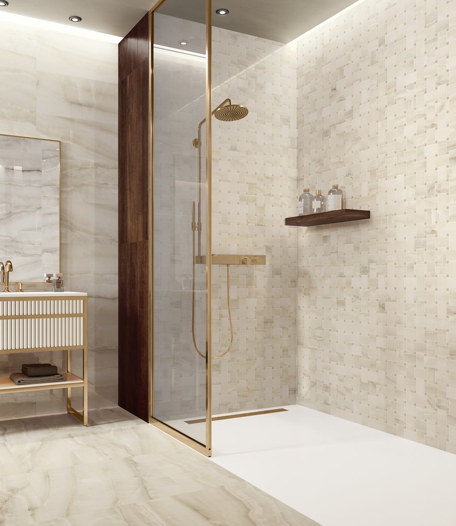 Akoya Ivory Maxi Rete 30x30 Kry - Gres Porcellanato di Ceramica Sant'Agostino - Prezzo solo €89! Compra ora su CEGO CERAMICHE