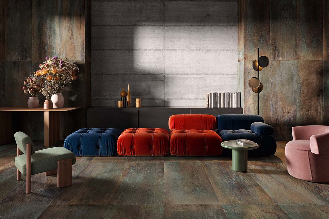 Dripart Bronze 90x90 - Gres Porcellanato di Ceramica Sant'Agostino - Prezzo solo €68! Compra ora su CEGO CERAMICHE