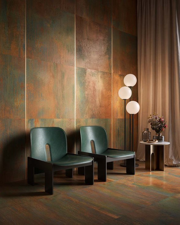 Dripart Copper 90x90 - Gres Porcellanato di Ceramica Sant'Agostino - Prezzo solo €68! Compra ora su CEGO CERAMICHE