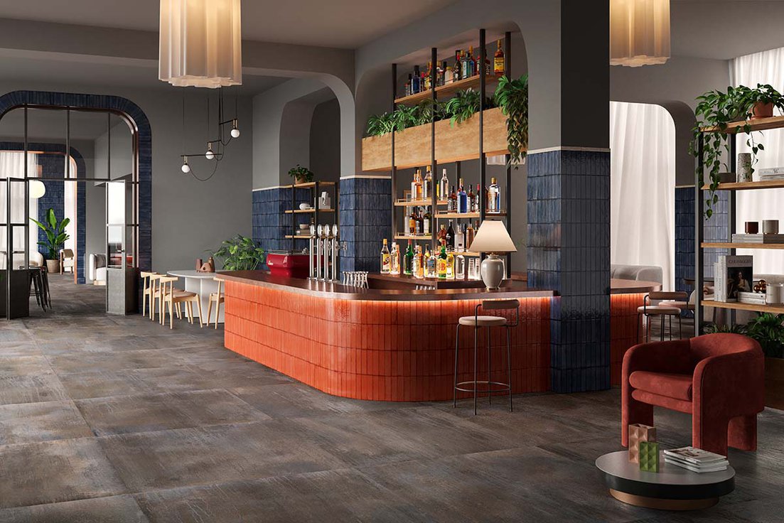 Dripart Iron 90x90 - Gres Porcellanato di Ceramica Sant'Agostino - Prezzo solo €68! Compra ora su CEGO CERAMICHE