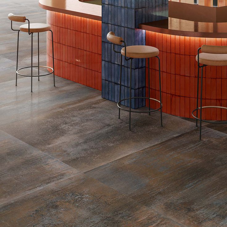 Dripart Iron 90x90 - Gres Porcellanato di Ceramica Sant'Agostino - Prezzo solo €68! Compra ora su CEGO CERAMICHE