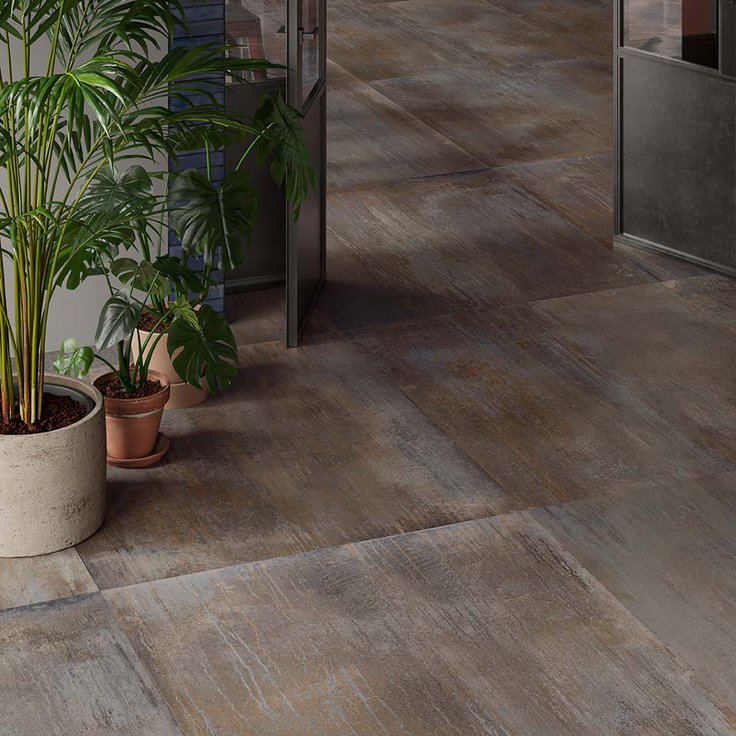 Dripart Iron 90x90 - Gres Porcellanato di Ceramica Sant'Agostino - Prezzo solo €68! Compra ora su CEGO CERAMICHE