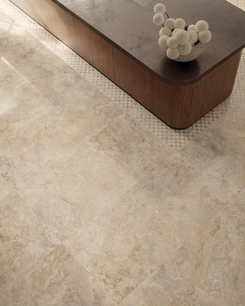 Invictus Cross Beige 120x120 Kry - Gres Porcellanato di Ceramica Sant'Agostino - Prezzo solo €162.50! Compra ora su CEGO CERAMICHE