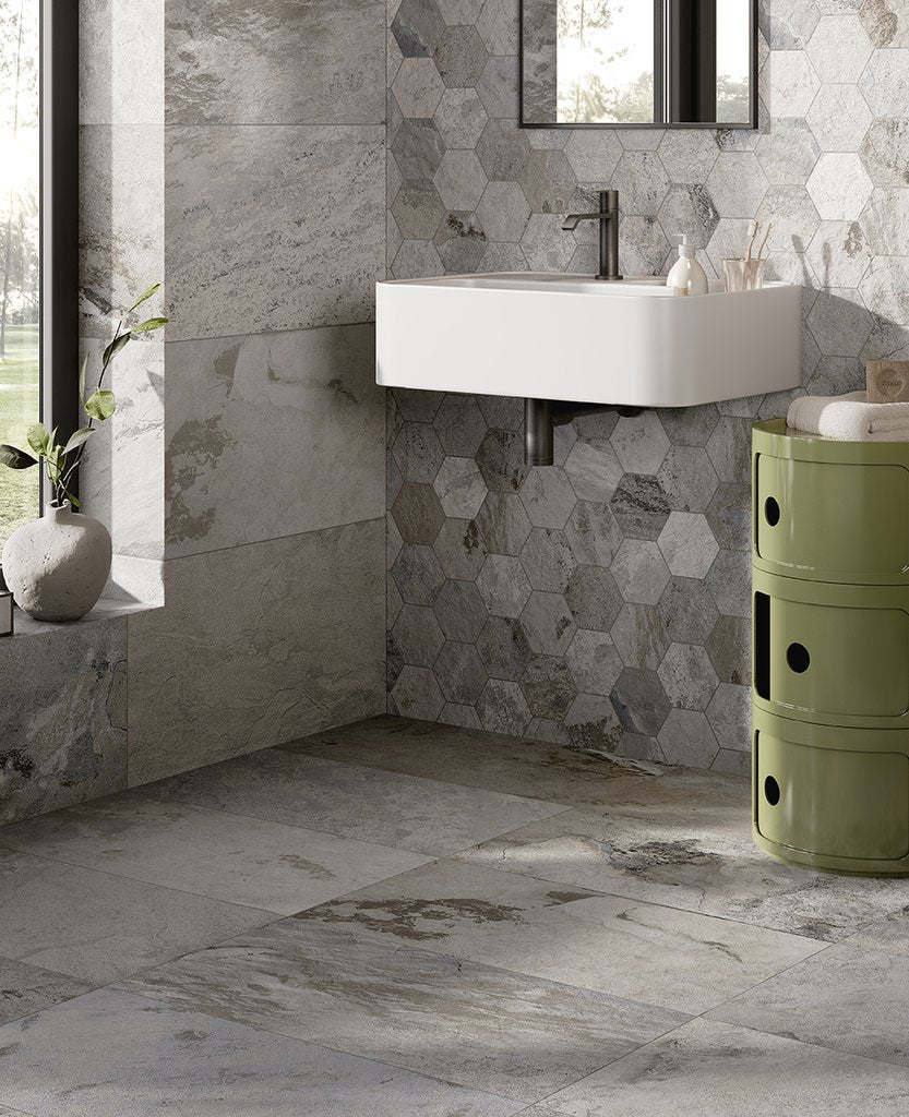 Metastone Fog 60x60 - Gres Porcellanato di Ceramica Sant'Agostino - Prezzo solo €52.50! Compra ora su CEGO CERAMICHE