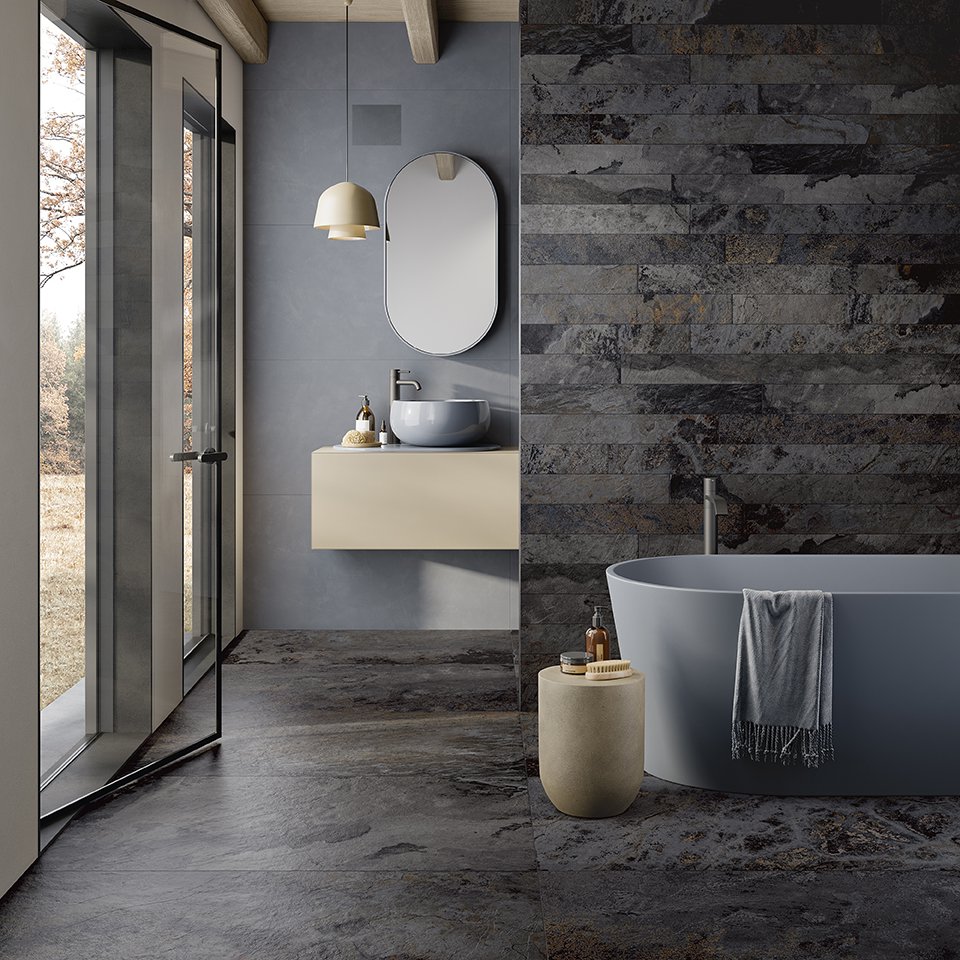 Metastone Night 60x60 - Gres Porcellanato di Ceramica Sant'Agostino - Prezzo solo €52.50! Compra ora su CEGO CERAMICHE