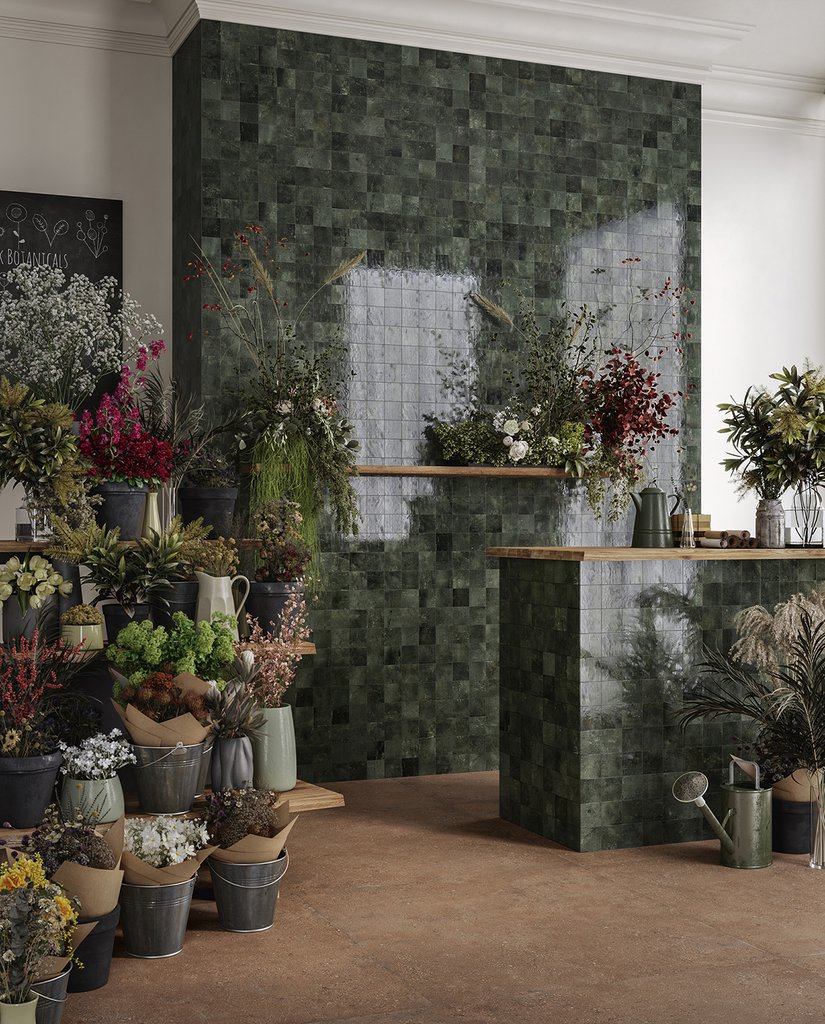 Pixel Forest Lucido 10x10 - Gres Porcellanato di Ceramica Sant'Agostino - Prezzo solo €27.15! Compra ora su CEGO CERAMICHE