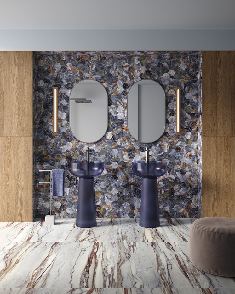 Star Marble Indigo 60x120 - Gres Porcellanato di Ceramica Sant'Agostino - Prezzo solo €61! Compra ora su CEGO CERAMICHE