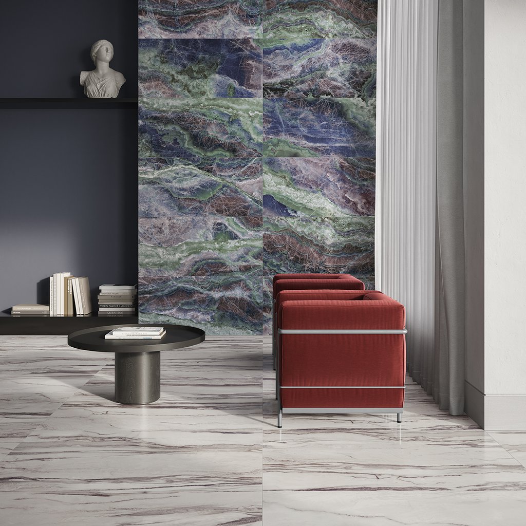 Star Marble Purple 60x120 Kry - Gres Porcellanato di Ceramica Sant'Agostino - Prezzo solo €73! Compra ora su CEGO CERAMICHE