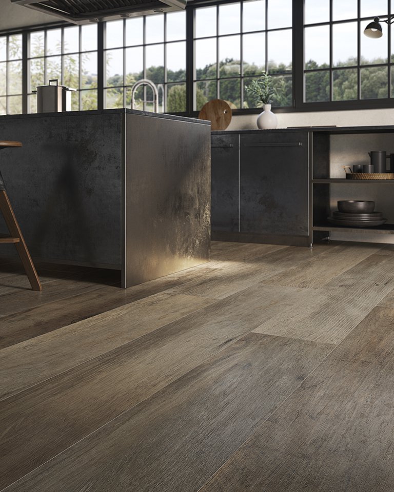 Yorkwood Brown 9,4x49 Chevron - Gres Porcellanato di Ceramica Sant'Agostino - Prezzo solo €32.50! Compra ora su CEGO CERAMICHE